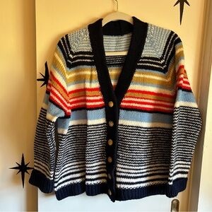 Vintage Handmade Crocheted Sweater